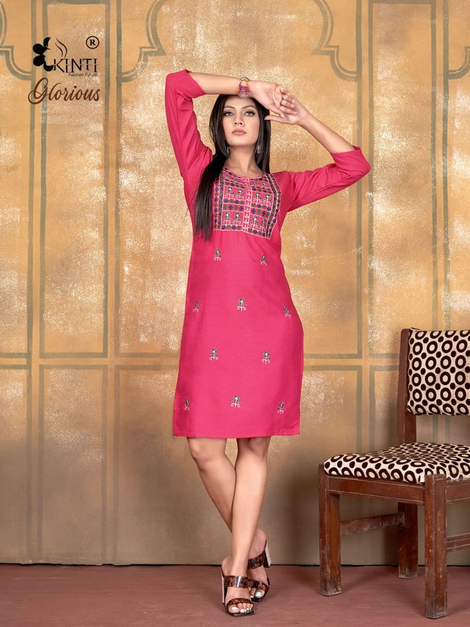 Glorious By Kinti Colors Designer Kurtis Catalog